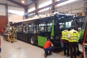 RATBV a lansat licitaţia pentru montarea staţiilor de încărcare pentru autobuzele electrice