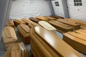 Când sicriele nu mai încap în camerele mortuare