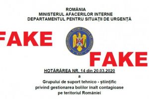 Fake news şi reclamaţie la DIICOT, după publicarea unui document neaprobat pentru interzicerea deplasărilor în România