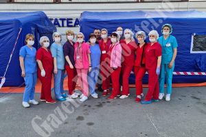 DÂMBOVIŢA Covid-19: Gesturile de solidaritate, continuă. Pachete cu mâncare pentru colectivul UPU-SMURD