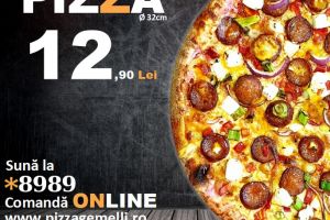 Ofertă specială de la Gemelli: Pizza la 12,90 lei