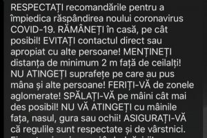 ACUM: Mesaj RO-ALERT transmis sâmbătă, în Focşani | Ce mesaj au emis autorităţile