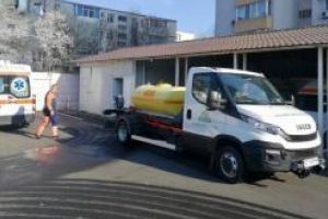 Actiuni de dezinfectie la Serviciul de Ambulanta, Spitalul Clinic Judetean si la sediul Spitalului de Boli Infectioase 