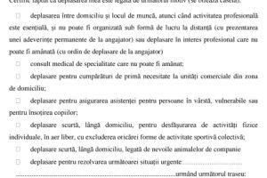 De maine va trebui sa le aveti la dumneavostra / Descarca de aici declaratia pe propria raspundere si adeverinta permanentaa
