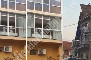 DÂMBOVIŢA Covid-19: Antrenament de karate din balcon, în balcon! Izolare activă pentru campionul Vasile Lupaşc