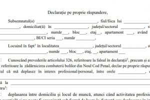 Descarcă Model Declaraţie pe proprie răspundere OM2 şi Model Declaraţie Angajator OM2