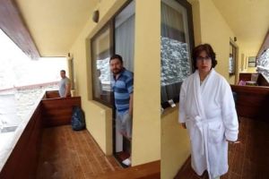 VIDEO FOTO Mărturii din carantină – Aproape 100 de oameni izolaţi la Păltiniş – „N-avem nici săpun la baie”