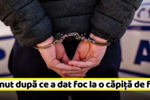 NEAMȚ: Reţinut după ce a dat foc la o căpiţă de fân