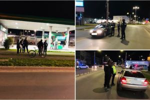 FOTO. Primele controale de noapte ale Poliţiei Satu Mare. Zeci de sancţiuni aplicate