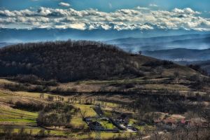 Retezatul văzut de la Cozia – fotografia zilei