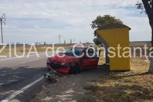 Accident rutier pe DN3 intre Constanta si Valu. Doua masini au fost implicate