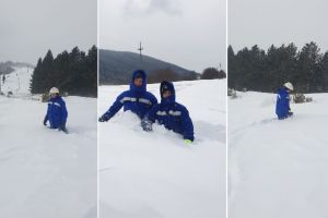 FOTO| Acţiune prin nămeţi a electricienilor, pentru ca toţi consumatorii din Apuseni să fie alimentaţi cu energie electrică