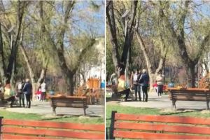 VIDEO. România intră în carantină totală, dar unii sătmăreni continuă să iasă în parc