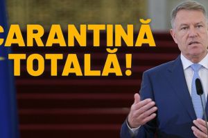 OFICIAL. Carantină totală în România! Care sunt noile restricţii potrivit Ordonanţei militare nr. 3