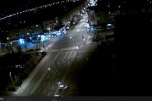 Imaginea zilei: Nimeni pe strada in Baia Mare, dupa ora 22:00