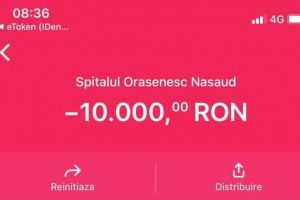 Deputatul Daniel Suciu şi-a donat indemnizaţia pe o lună spitalului din Năsăud