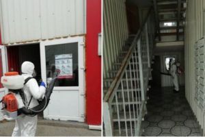 RAEDPP Constanta. Operatiune de dezinfectie in Campusul Social Henri Coanda (galerie foto) 