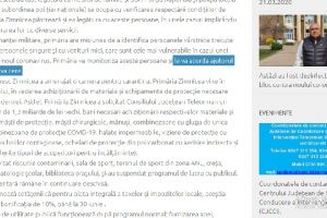 La Zimnicea, primarul (dez)informează cetăţenii