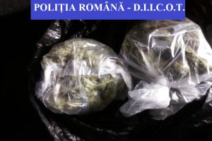 FOTO. Traficant de droguri, prins în flagrant de poliţişti în Satu Mare