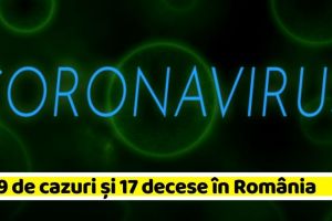 Coronavirus: Peste 1.000 de cazuri confirmate şi 17 decese în România (26 martie)