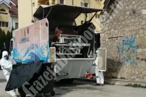 DÂMBOVIŢA Covid-19: Se dezinfectează şi europubelele din Fieni şi Pucioasa