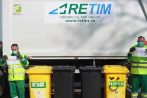 Zece reguli de la Retim în perioada pandemiei. Persoanele în izolare trebuie să marcheze sacii de gunoi