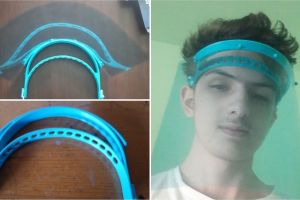 FOTO| Liceenii din echipa de robotică de la Cugir realizează viziere de protecţie pentru personalul medical cu ajutorul imprimantelor 3D