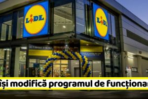 Lidl îşi modifică programul de funcţionare