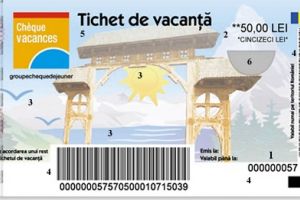 Valabilitatea voucherelor de vacanta emise in anul 2019, prelungita pana la data de 31 mai 2021 