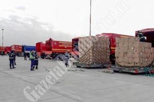 1.380 de combinezoane de protecţie şi 45 de litri de dezinfectant de nivel înalt au ajuns în Dâmboviţa