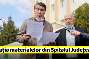 Ionel Arsene: „În fiecare zi se fac comenzi şi se primesc materialele necesare dotării Spitalului Judeţean”