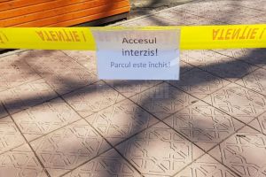 Benzi ale poliţiei cu accesul interzis, în parcurile Sucevei