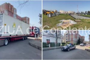 Coronavirus: Au sosit containerele la Spitalul militar mobil, ridicat pe stadionul Portul Constanta! (galerie foto+video)     