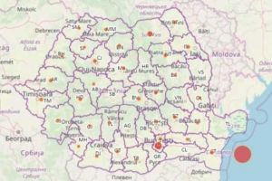 Harta pe judeţe a cazurilor de COVID-19 în România. 1292 de persoane infectate la nivel naţional şi 25 decese