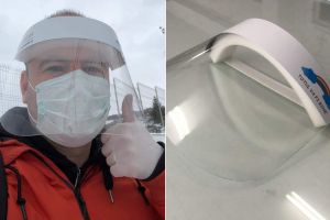 Pandemia schimbă direcţiile afacerilor – O firmă din Sibiu a început să facă viziere pentru medici