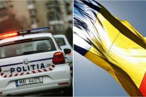Poliţiştii pun la megafoane imnul României. În semn de mulţumire pentru cei ce respectă carantina
