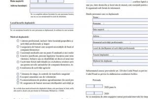 Cum puteţi completa şi salva direct pe telefon/calculator declaraţia şi adeverinţa