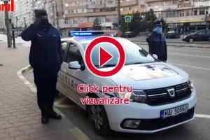 Imnul României a răsunat prin megafoanele autospecialelor de poliţie