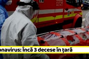 Coronavirus: Încă 3 decese în ţară. Bilanţul a ajuns la 37