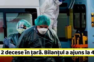 Coronavirus: Încă 2 decese în România. Bilanţul a ajuns la 40