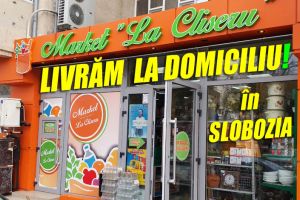 Slobozia: Livrări la domiciliu de produse alimentare, igienă şi curăţenie sau orice alte produse din reţeaua magazinelor La Cliseru. Plata cu cardul şi numerar