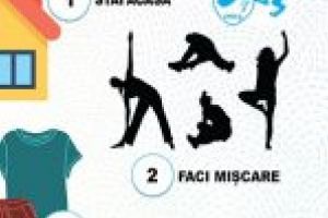 Direcţia Judeţeană pentru Sport şi Tineret Dolj lansează proiect “Stai acasă… Faci mişcare şi… Câştigi”, în perioada 1 aprilie – 30 aprilie 2020