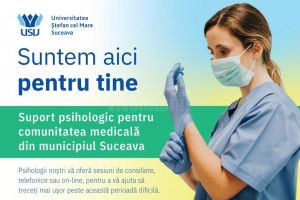 USV a lansat luni Centrul de sprijin emoţional şi consiliere psihologică, dedicat cadrelor ...