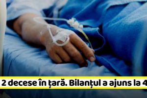 Coronavirus: Încă 2 decese în România. Bilanţul a ajuns la 46
