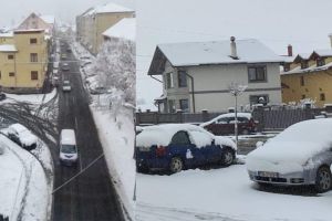 S-a întors iarna în ultima zi din martie – Vreme deosebit de rece la Sibiu