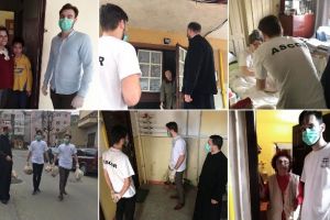 FOTO| Acţiune filantropică a membrilor ASCOR Alba Iulia: Pachete alimentare pentru persoane vârstnice şi vulnerabile din zona Cartierului Cetate
