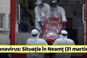 Coronavirus: Situaţia în judeţul Neamţ (31 martie)