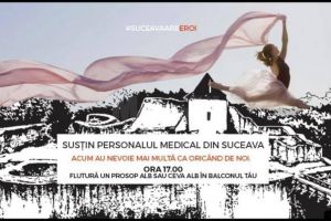 Mesaj de solidaritate: ”Rugăm tot Oraşul Suceava să scoată un prosop alb pe geamul ...