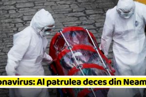 Coronavirus: Al patrulea deces din Neamţ. 86 în ţară