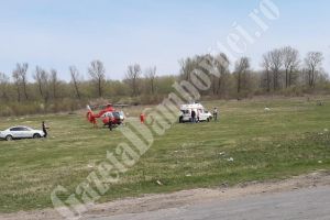 BILCIURESTI : Un copil de 10 ani, rănit grav, a fost transportat cu elicopterul SMURD nevo